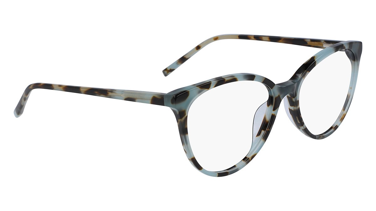 Eyeglasses Dkny DK5003 (320) color teal tortoise shape cat eye 