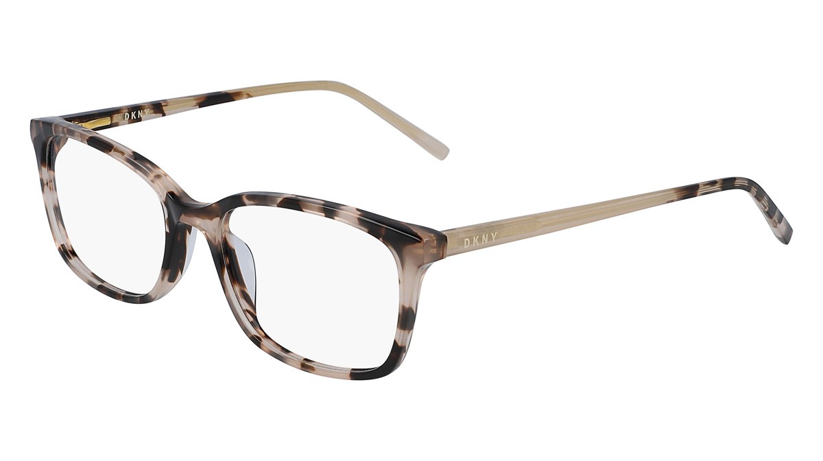 Eyeglasses Dkny DK5008 (280) color nude tortoise shape rectangle 