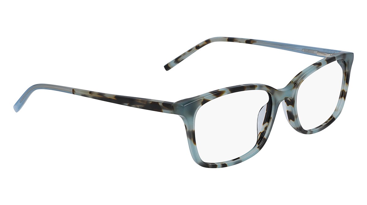 Eyeglasses Dkny DK5008 (320) color teal tortoise shape rectangle 