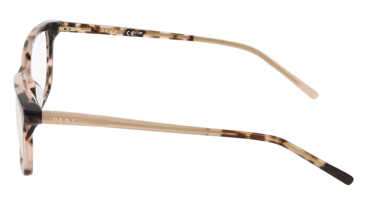 Eyeglasses Dkny DK5008 N (280) color nude tortoise shape rectangle 