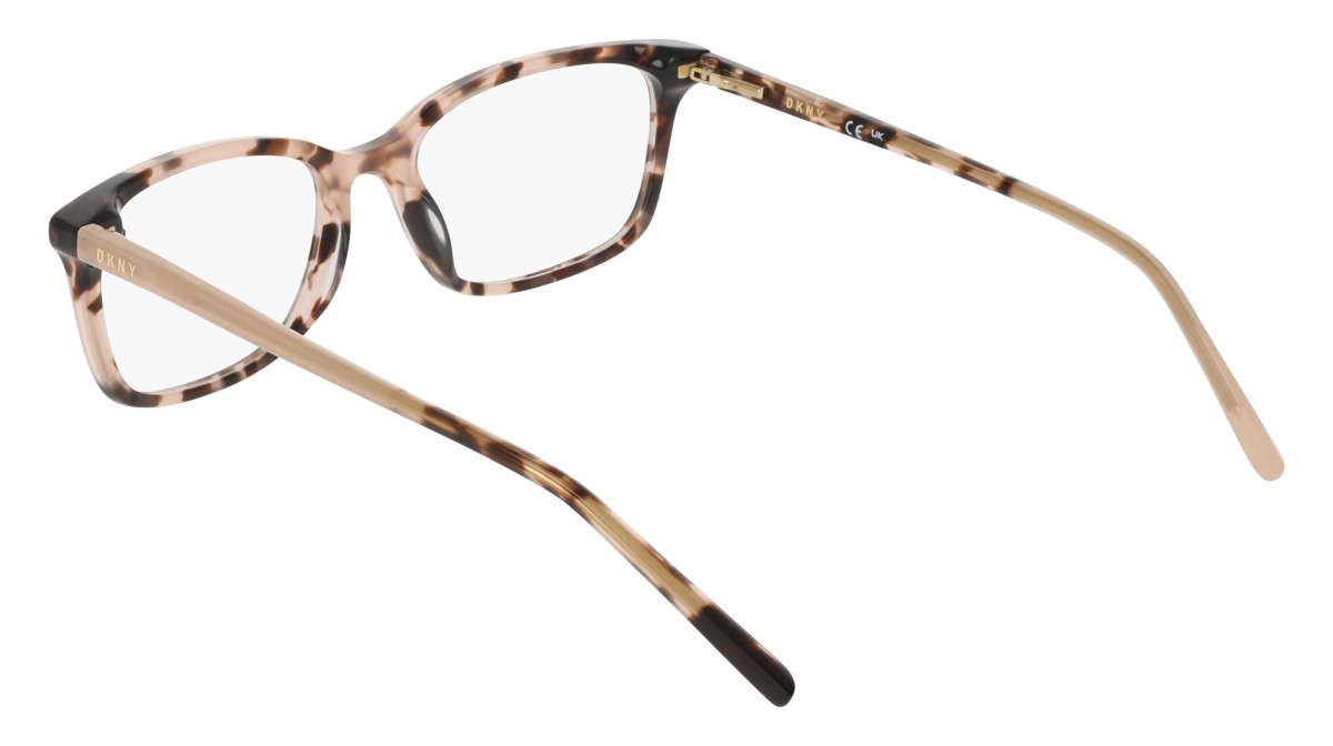 Eyeglasses Dkny DK5008 N (280) color nude tortoise shape rectangle 