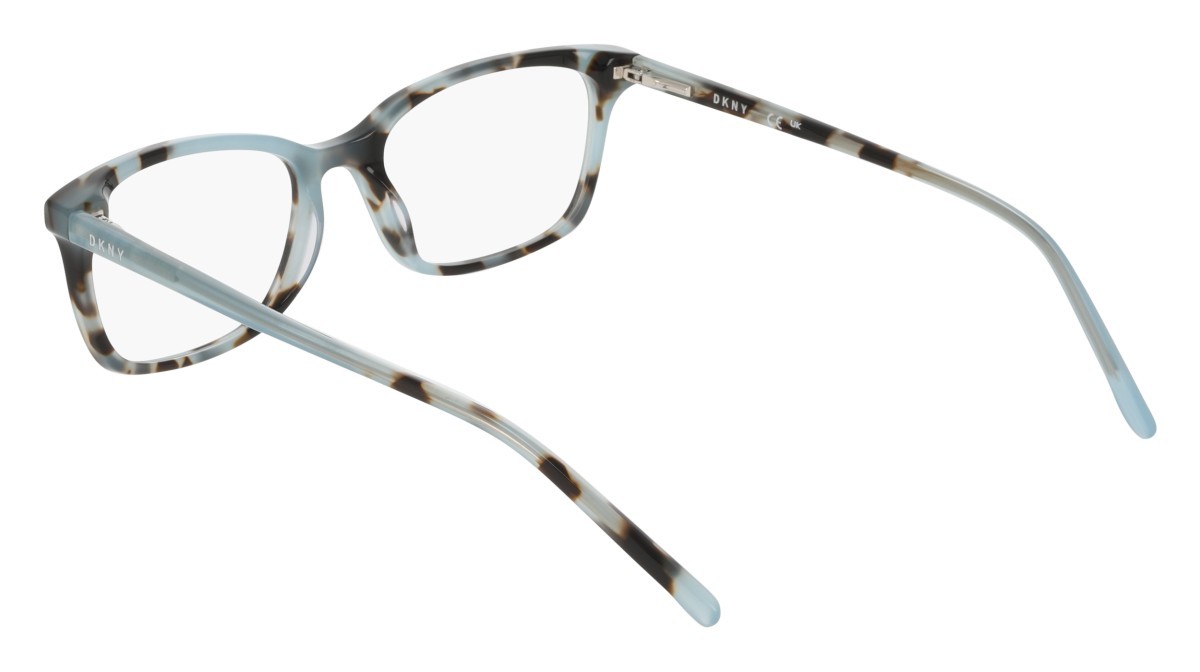 Eyeglasses Dkny DK5008 N (320) color teal tortoise shape rectangle 