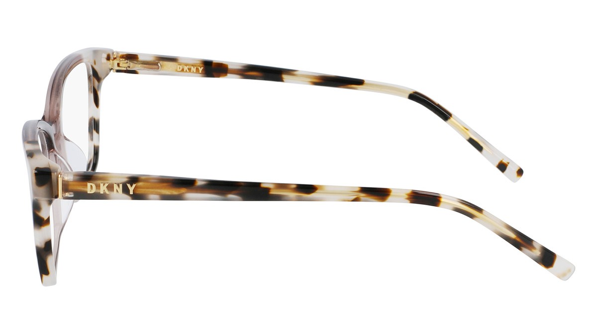 Occhiali da vista Dkny DK5034 (101) colore ivory tortoise/khaki forma rettangolare 
