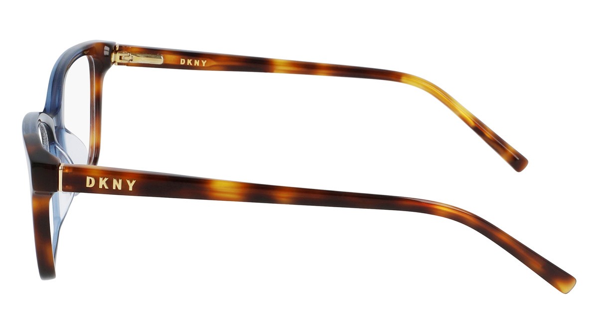 Eyeglasses Dkny DK5034 (240) color soft tortoise/navy shape rectangle 