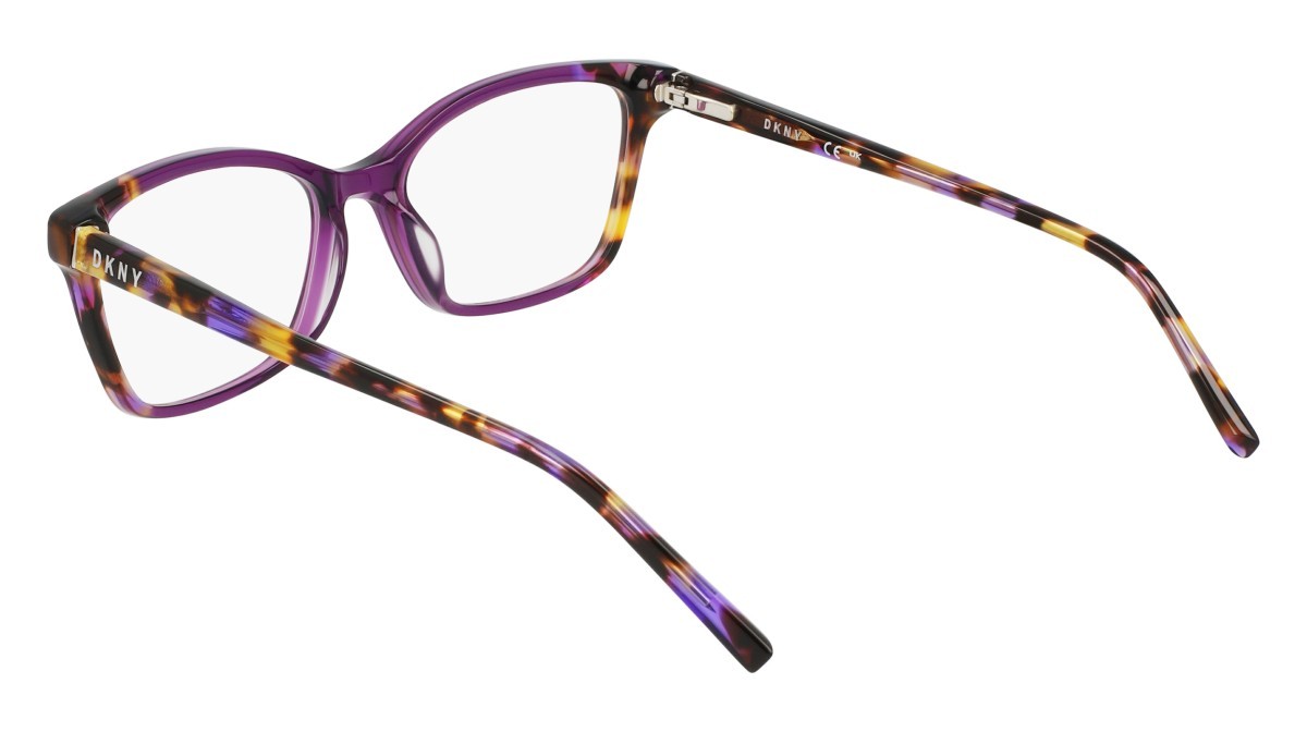 Eyeglasses Dkny DK5034 (520) color amethyst crystal/violet tortoi shape rectangle 