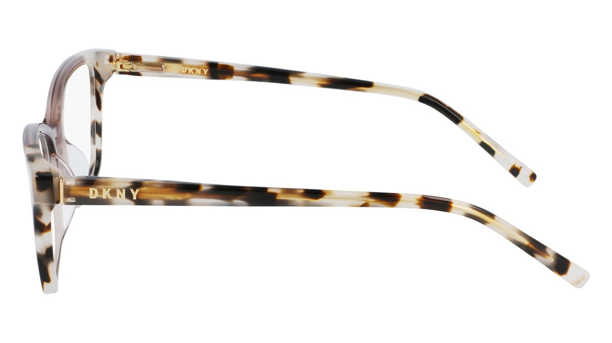 Eyeglasses Dkny DK5034 N (101) color ivory tortoise/khaki shape rectangle 