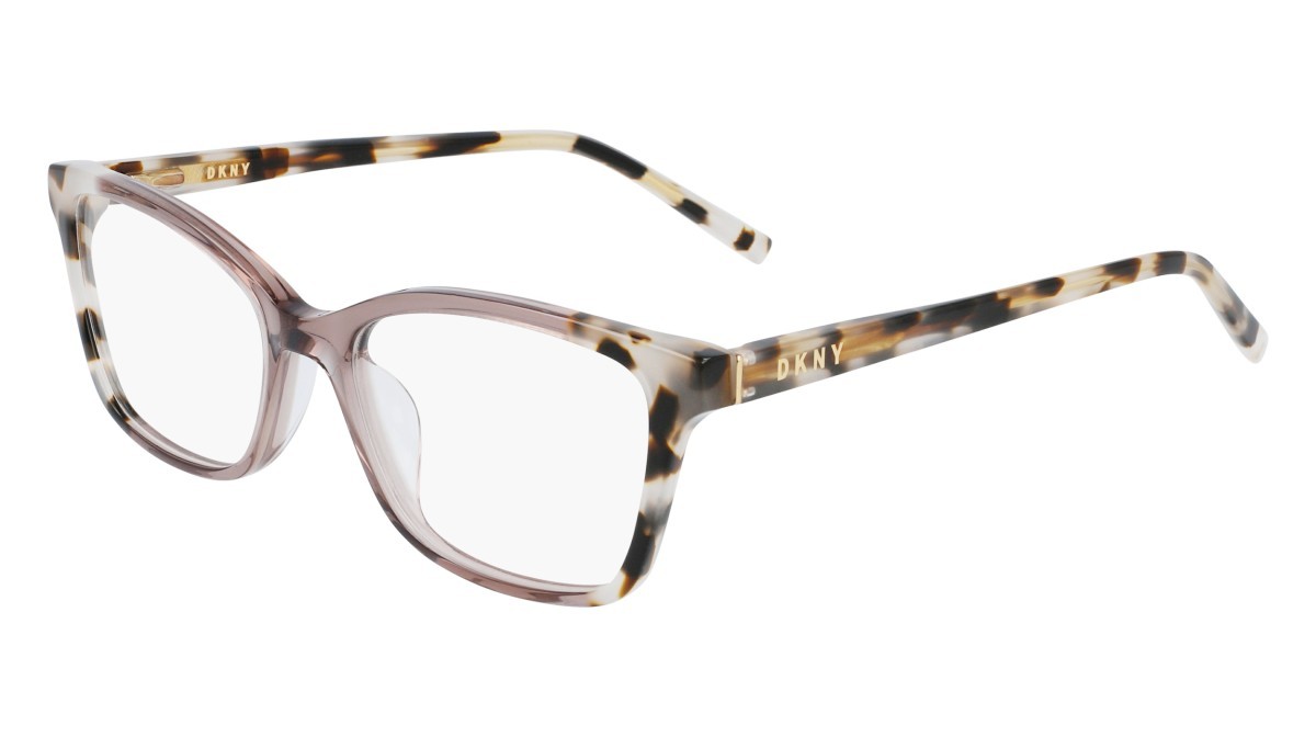 Eyeglasses Dkny DK5034 N (101) color ivory tortoise/khaki shape rectangle 