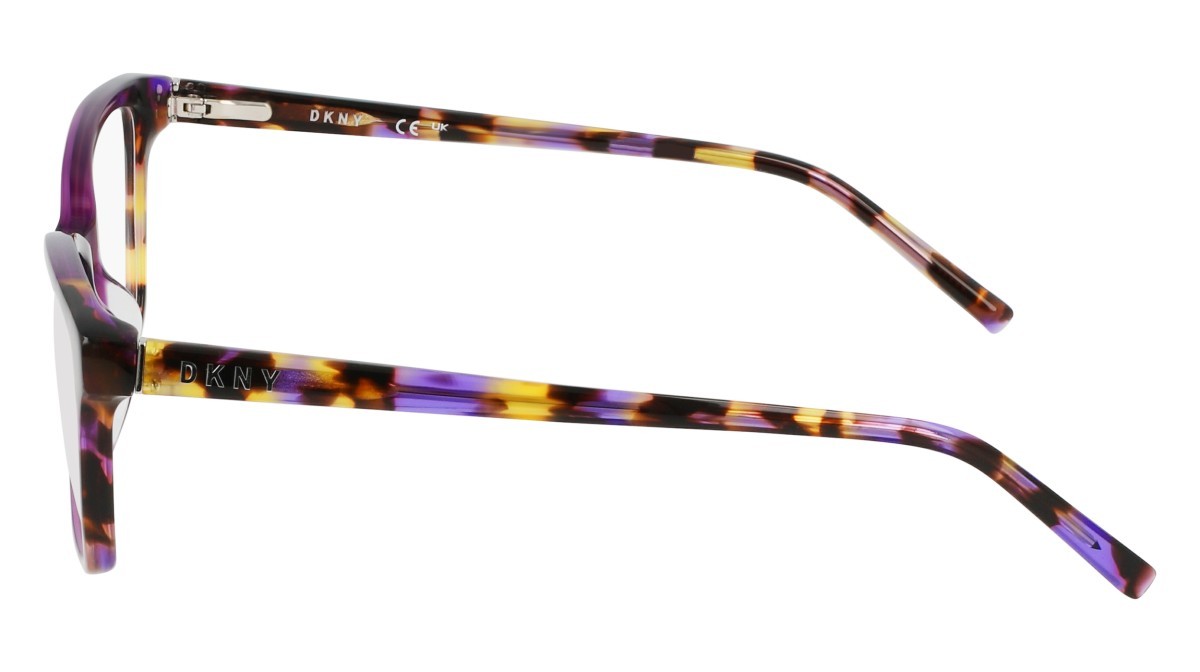 Eyeglasses Dkny DK5034 N (520) color amethyst crystal/violet tortoi shape rectangle 