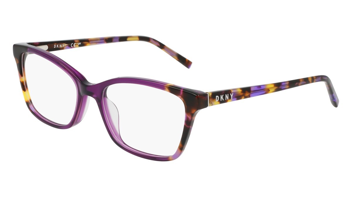Eyeglasses Dkny DK5034 N (520) color amethyst crystal/violet tortoi shape rectangle 