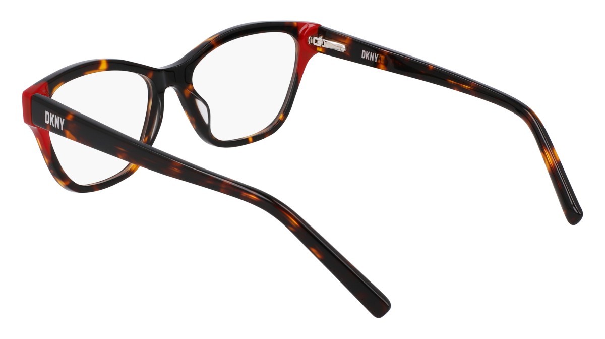 Brillen Dkny DK5057 (237) farbe dark tortoise/red form pantos 