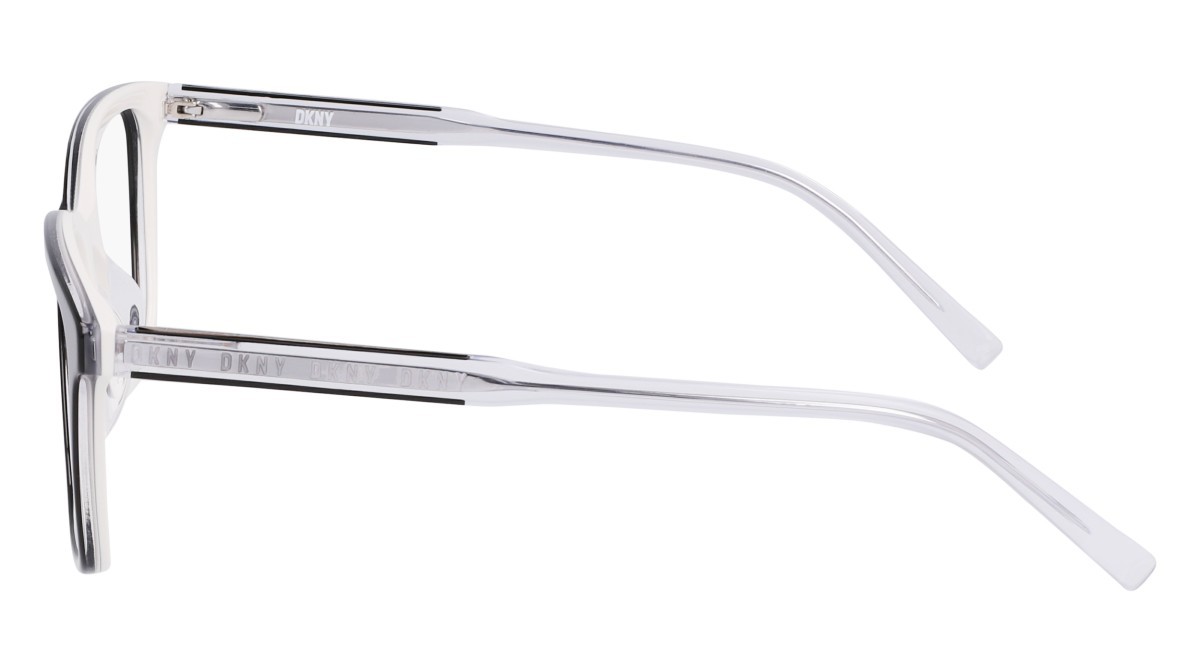 Eyeglasses Dkny DK5065 (001) color black/white laminate shape square 