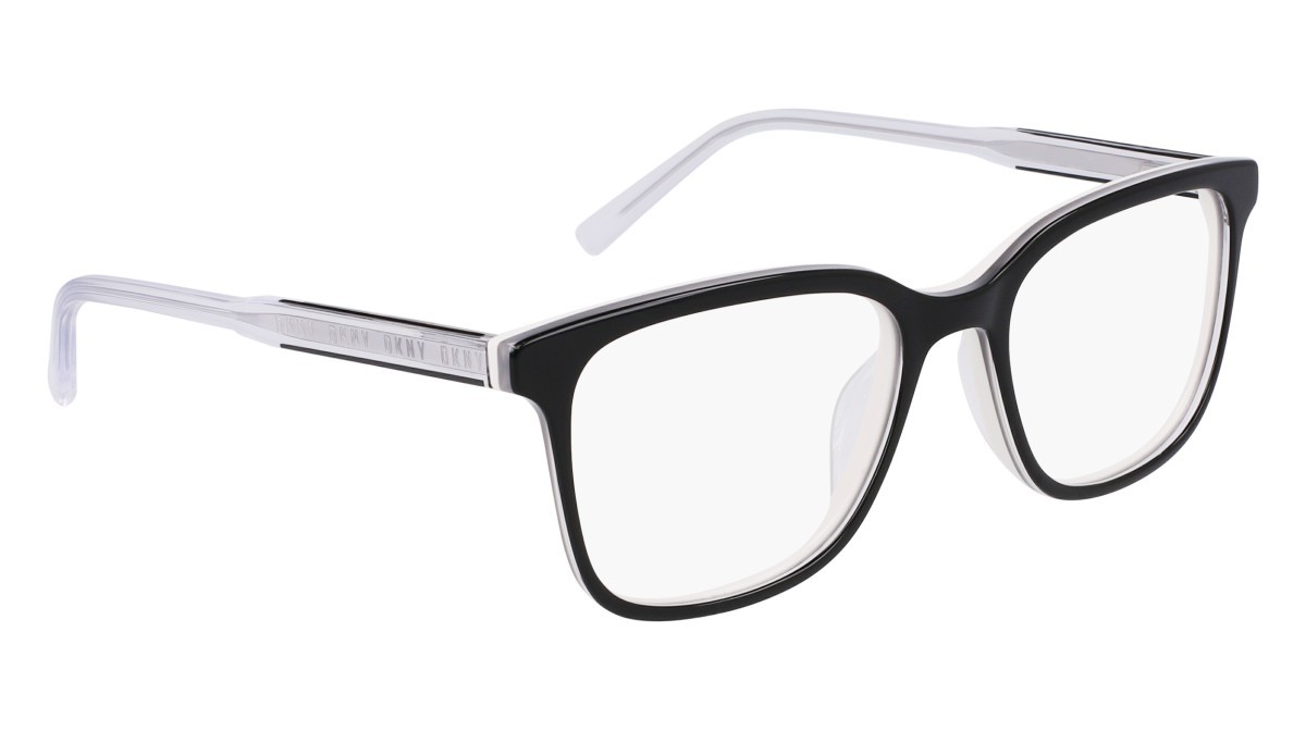 Eyeglasses Dkny DK5065 N (001) color black/white laminate shape square 