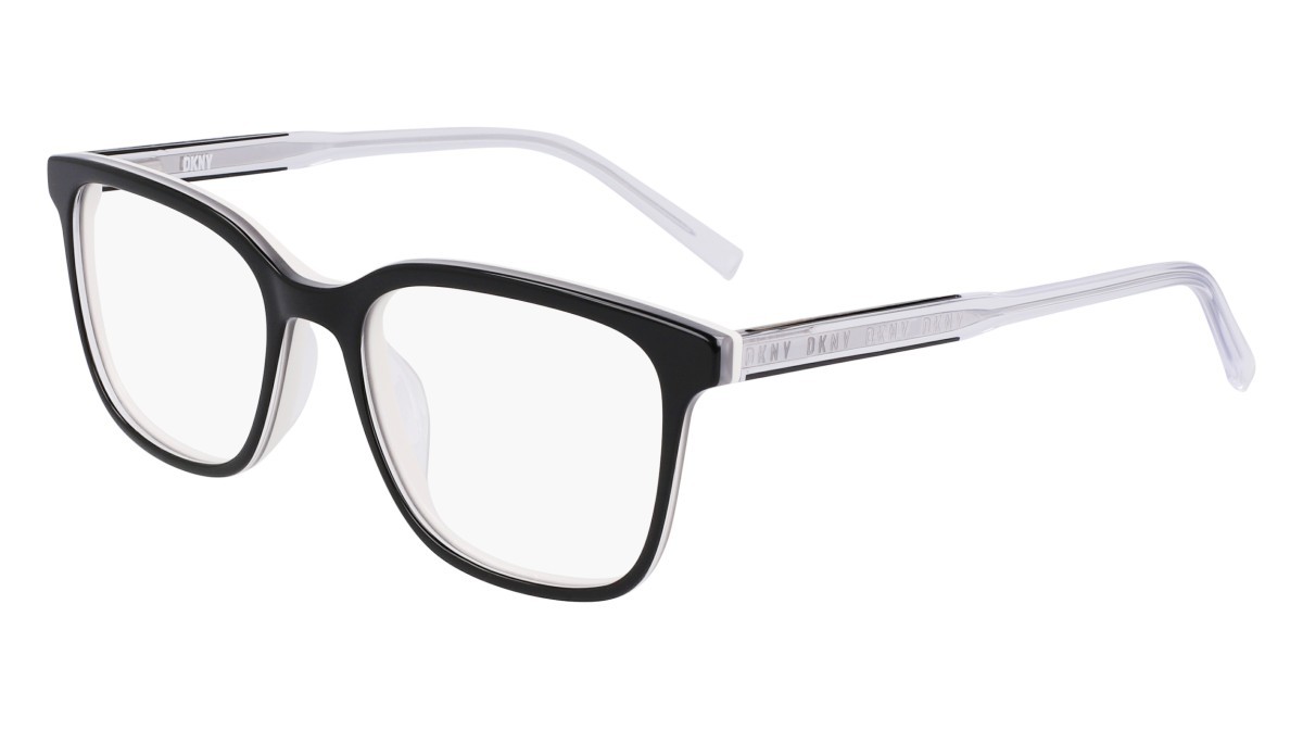 Eyeglasses Dkny DK5065 N (001) color black/white laminate shape square 