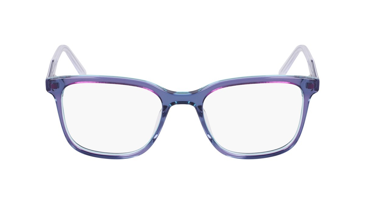 Brillen Dkny DK5065 N (400) farbe crystal blue laminate form quadratisch 