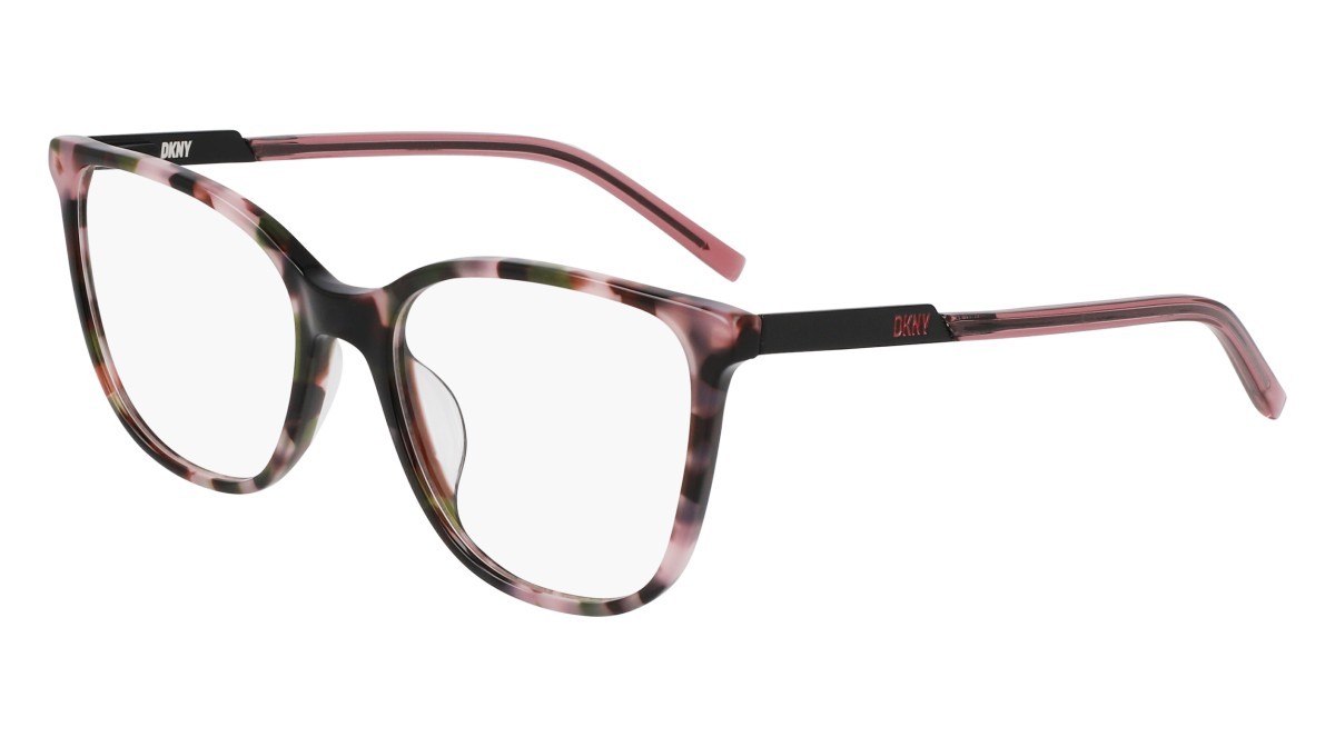 Brillen Dkny DK5066 (656) farbe rose tortoise form cat-eye 