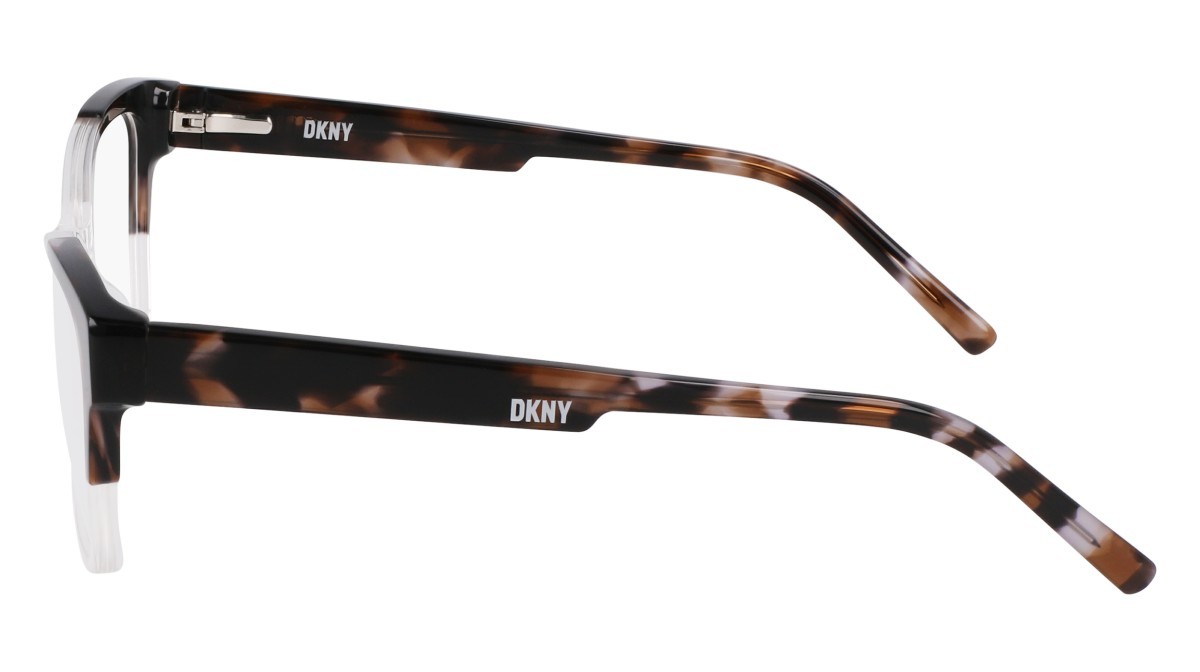 Eyeglasses Dkny DK5072 (000) color crystal clear/smoke tortoise shape cat eye 