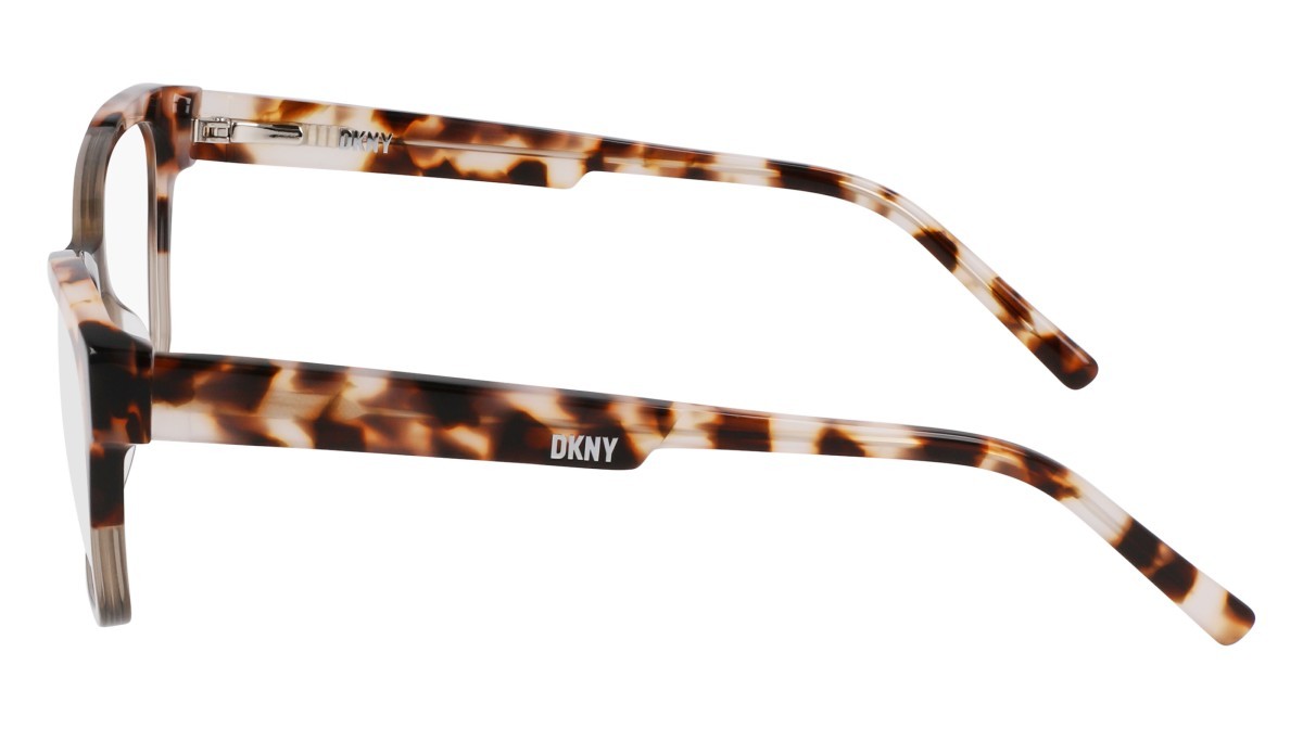 Eyeglasses Dkny DK5072 (015) color smoke crystal/milk tortoise shape cat eye 