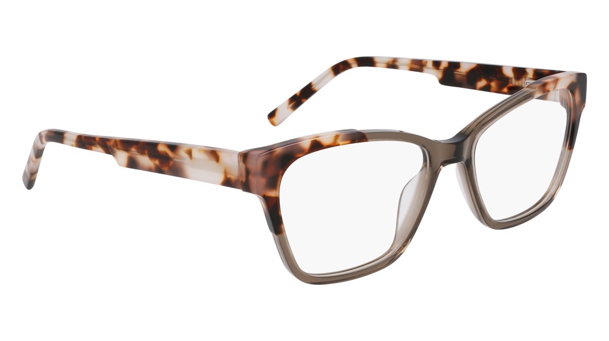 Eyeglasses Dkny DK5072 (015) color smoke crystal/milk tortoise shape cat eye 