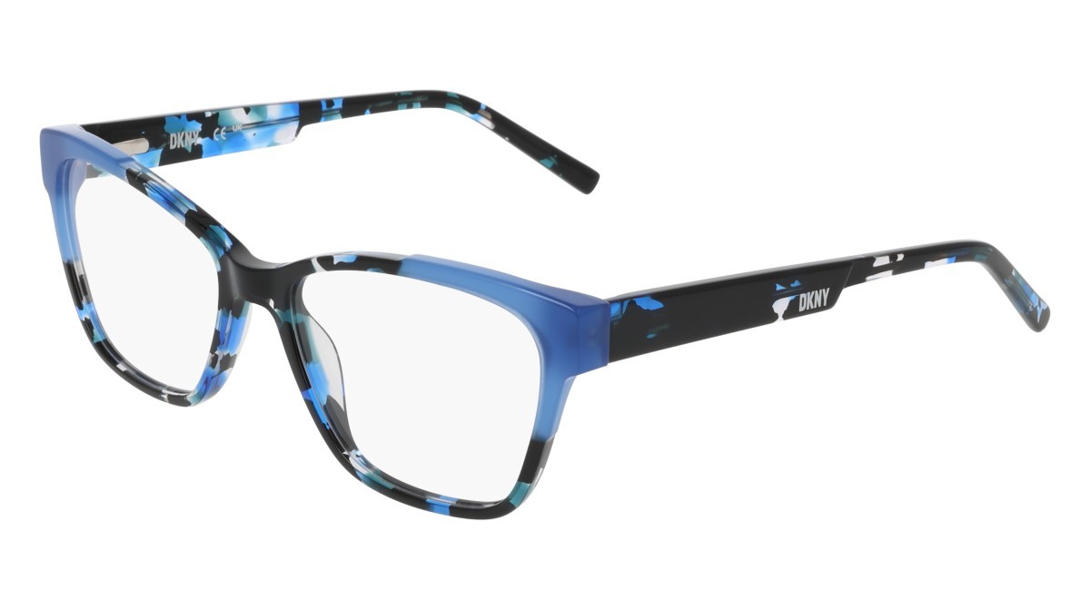 Eyeglasses Dkny DK5072 (405) color sapphire tortoise/milky blue shape cat eye 