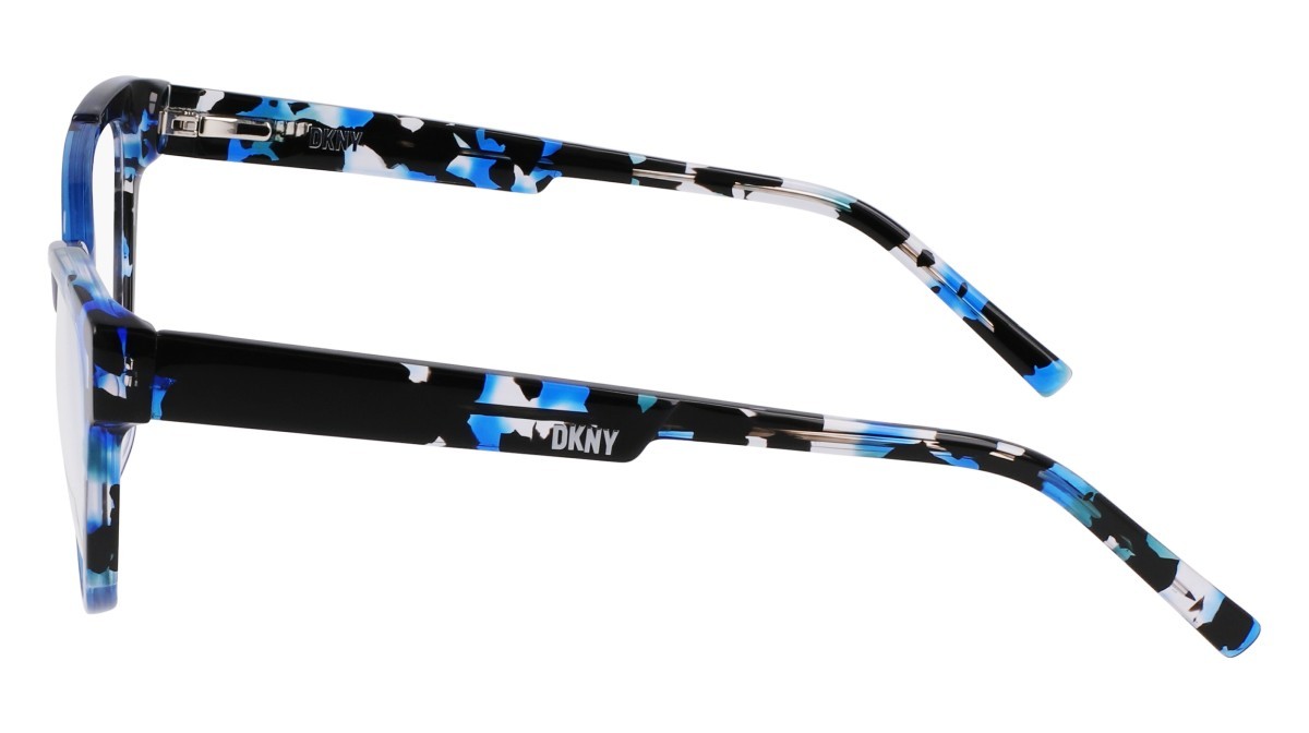 Eyeglasses Dkny DK5073 (425) color sapphire crystal/sapphire tort shape round 