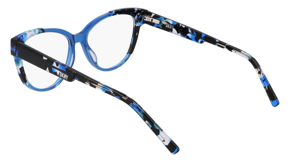 Eyeglasses Dkny DK5073 (425) color sapphire crystal/sapphire tort shape round 