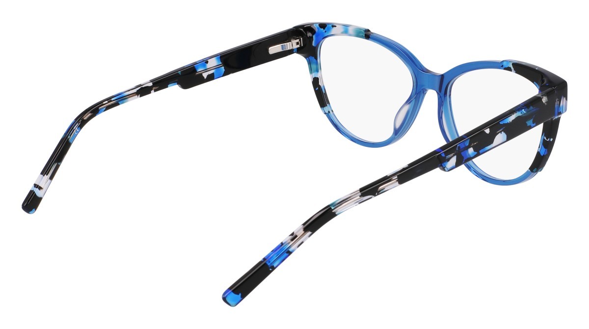 Eyeglasses Dkny DK5073 (425) color sapphire crystal/sapphire tort shape round 