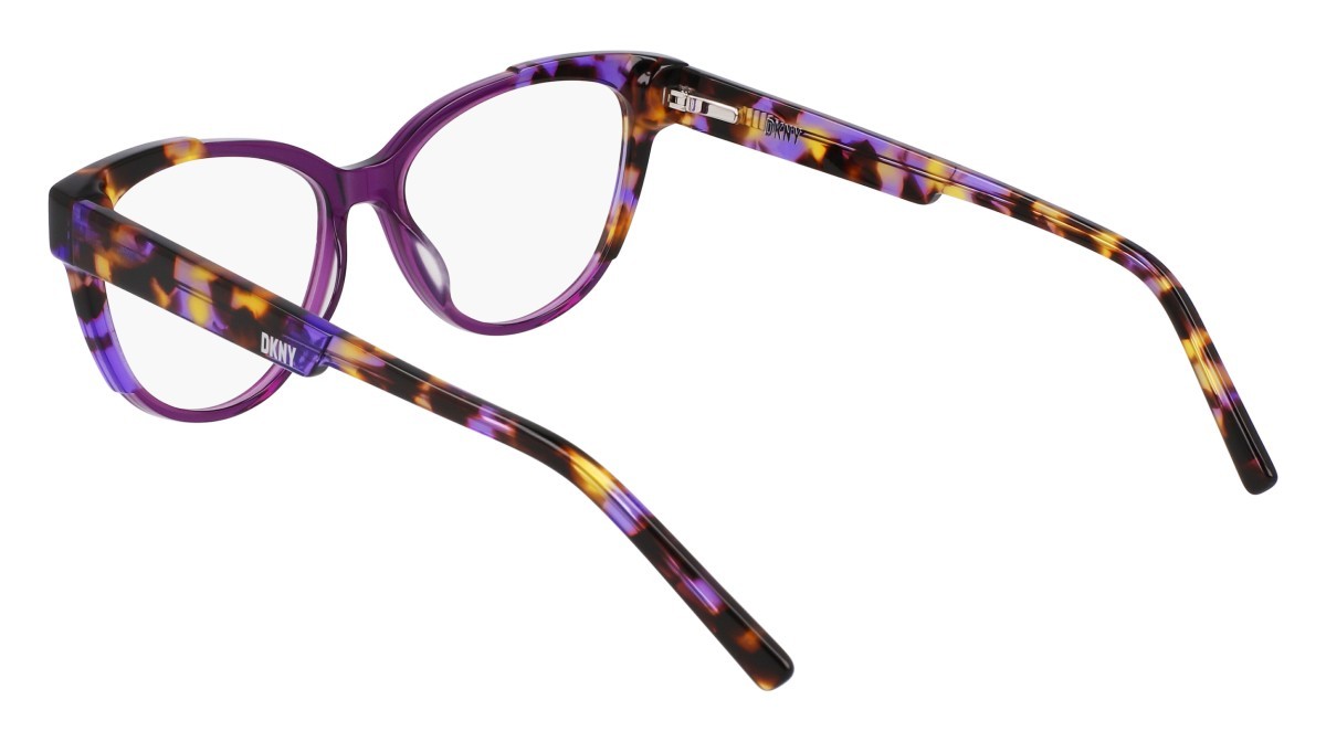 Occhiali da vista Dkny DK5073 (520) colore amethyst crystal/violet tortoi forma rotondo 