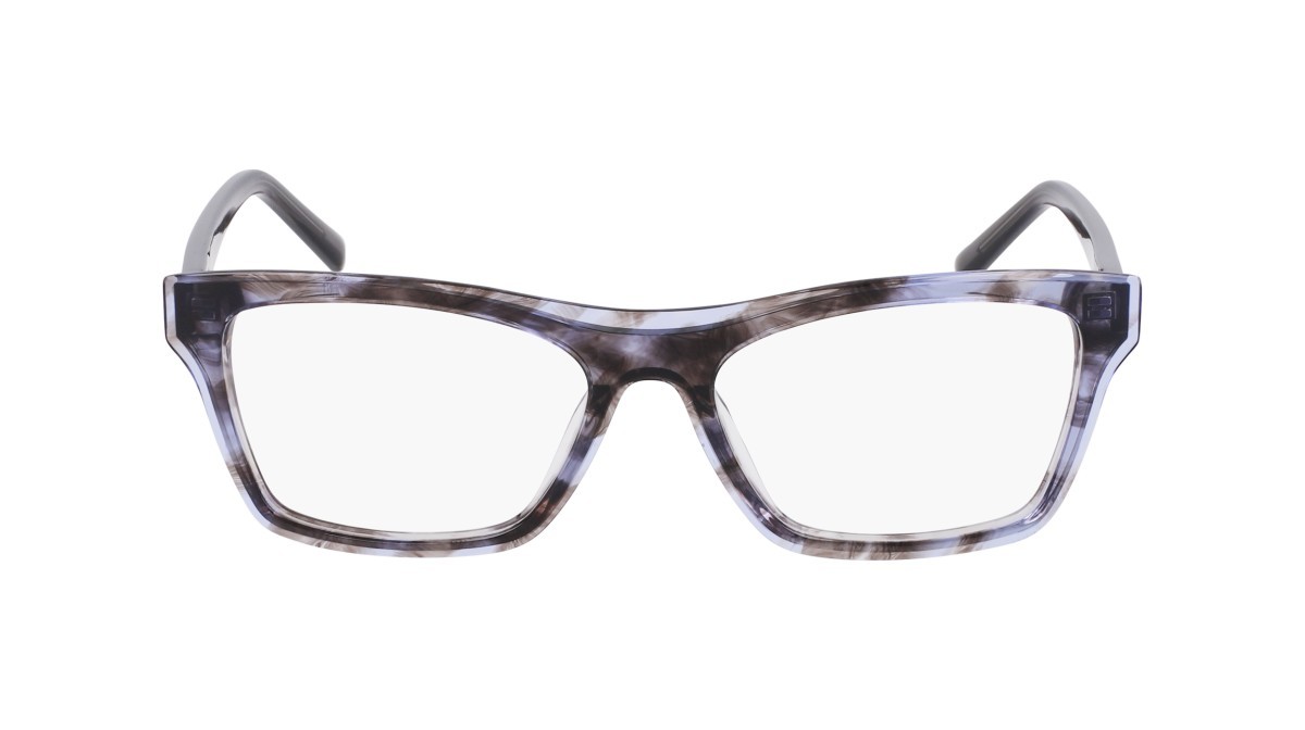 Eyeglasses Dkny DK5076 (019) color blue/smoke horn shape rectangle 
