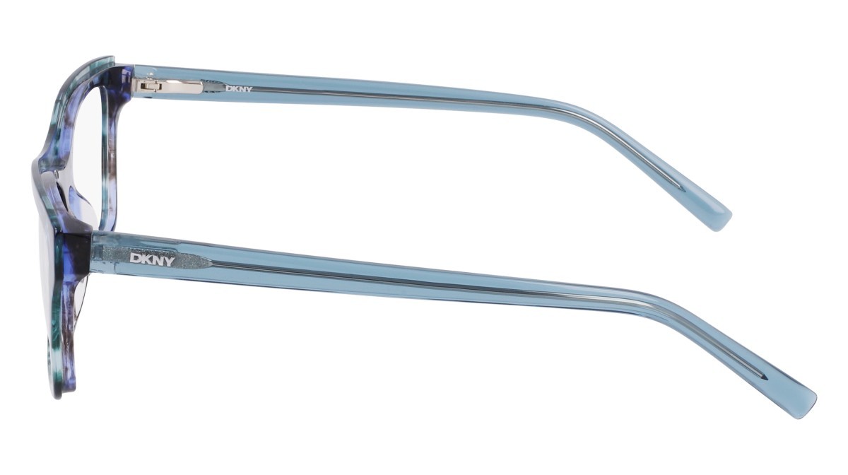 Eyeglasses Dkny DK5076 (388) color teal horn shape rectangle 