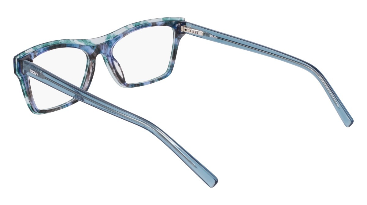 Eyeglasses Dkny DK5076 (388) color teal horn shape rectangle 