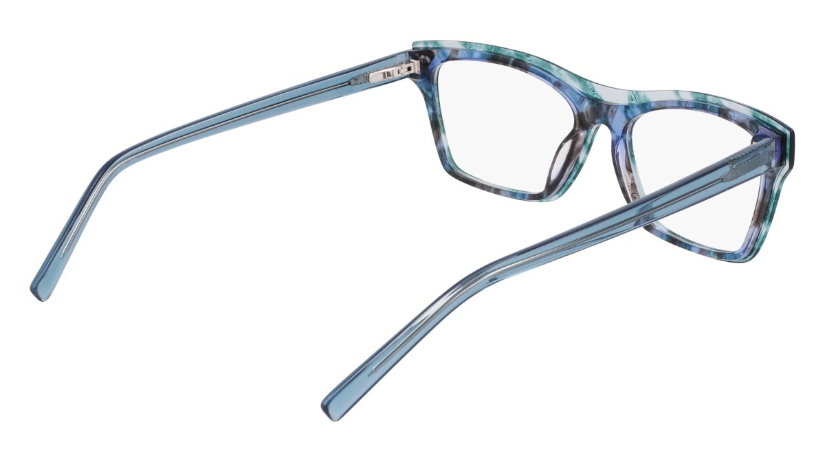 Eyeglasses Dkny DK5076 (388) color teal horn shape rectangle 