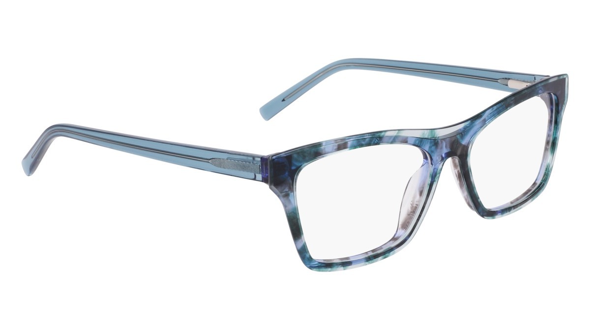 Eyeglasses Dkny DK5076 (388) color teal horn shape rectangle 