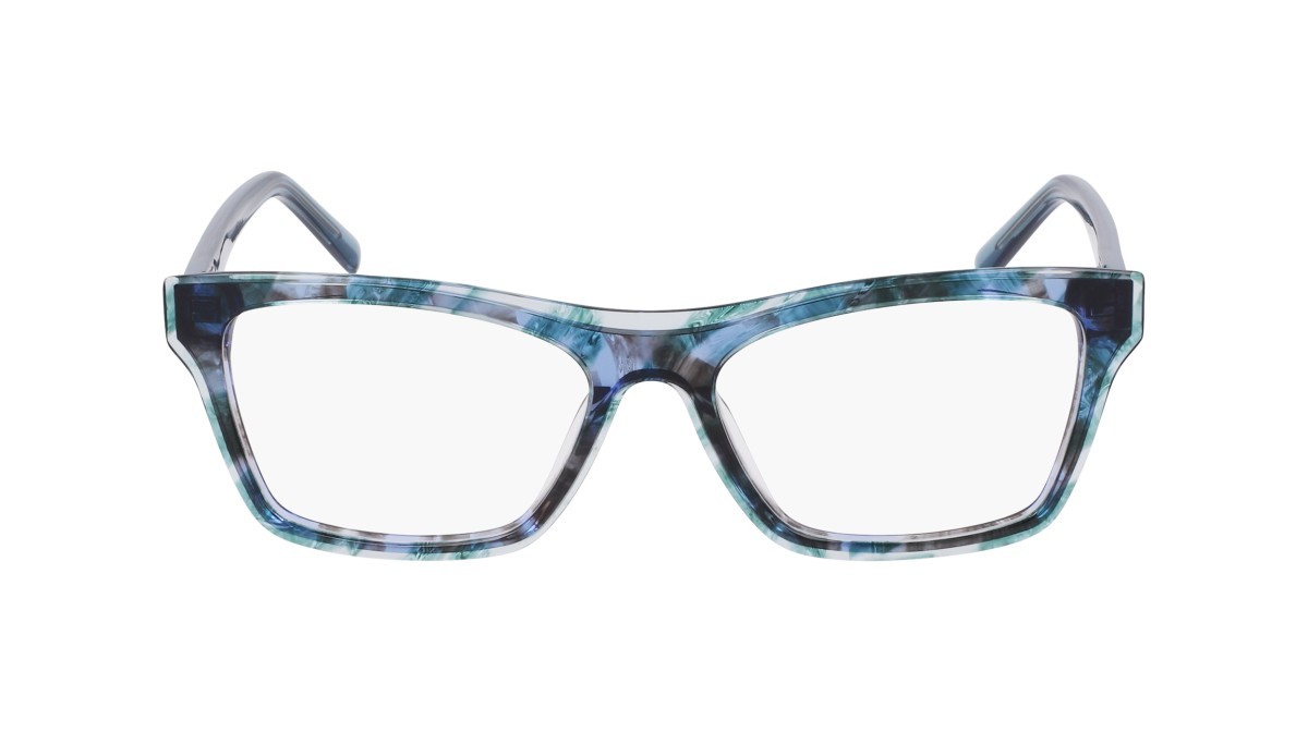 Eyeglasses Dkny DK5076 (388) color teal horn shape rectangle 