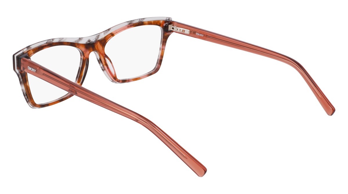 Eyeglasses Dkny DK5076 (667) color smoke/rose horn shape rectangle 