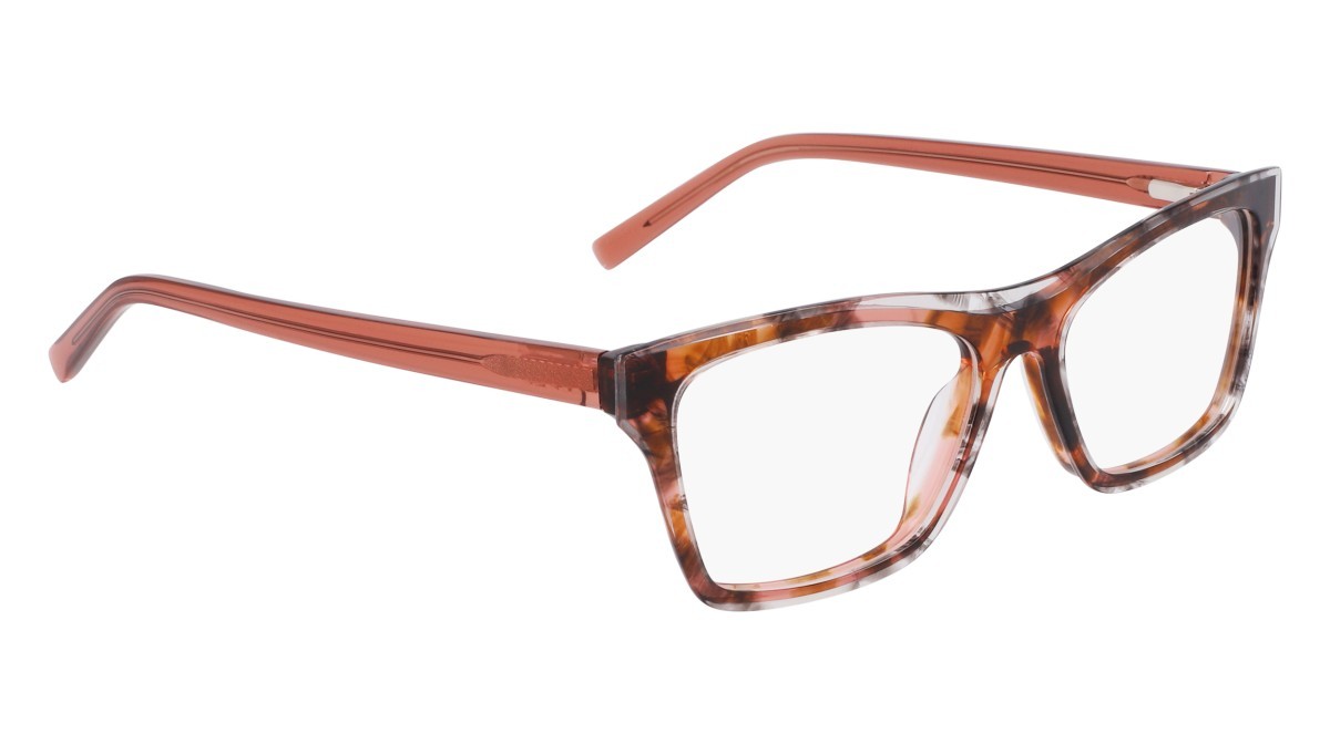Eyeglasses Dkny DK5076 (667) color smoke/rose horn shape rectangle 