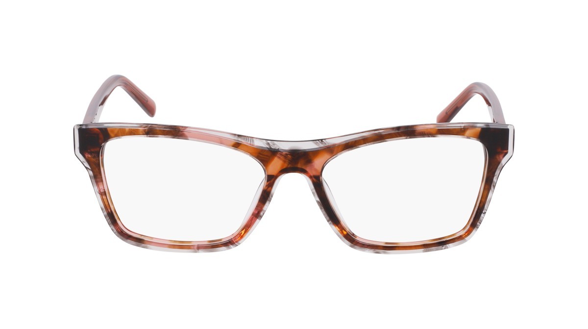 Eyeglasses Dkny DK5076 (667) color smoke/rose horn shape rectangle 