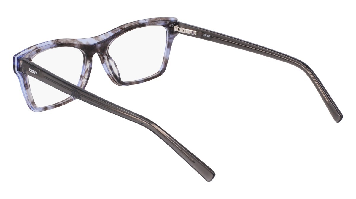 Eyeglasses Dkny DK5076 N (019) color blue/smoke horn shape rectangle 