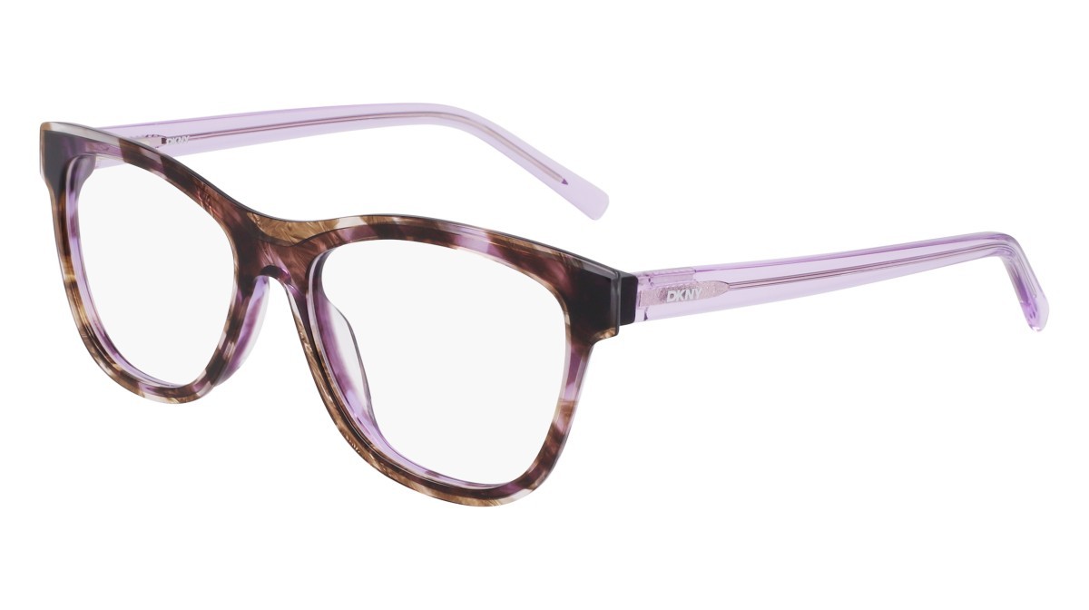 Eyeglasses Dkny DK5077 (554) color purple horn shape round 