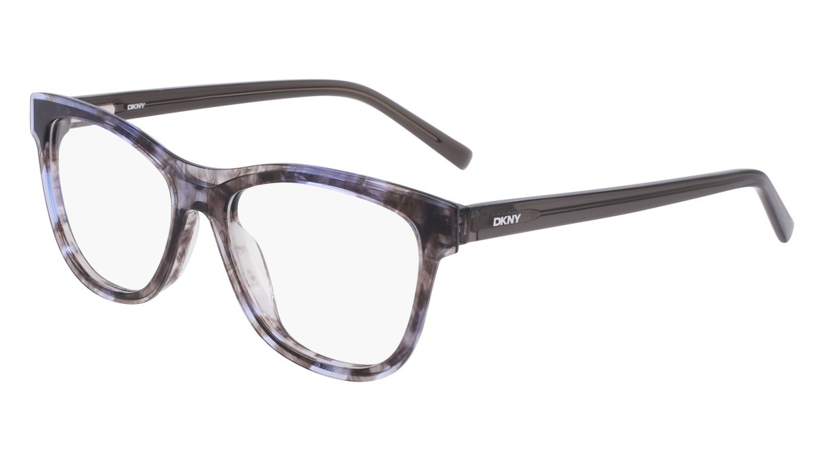 Eyeglasses Dkny DK5077 N (019) color blue/smoke horn shape round 