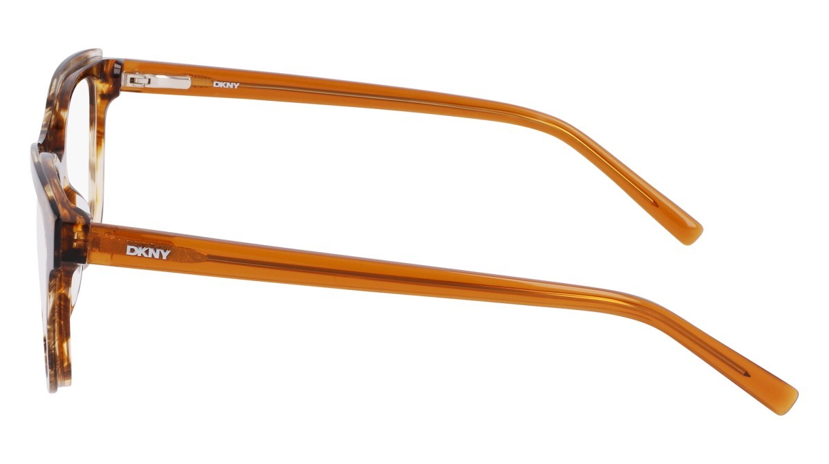 Eyeglasses Dkny DK5077 N (228) color brown horn shape round 