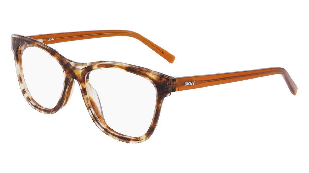 Eyeglasses Dkny DK5077 N (228) color brown horn shape round 