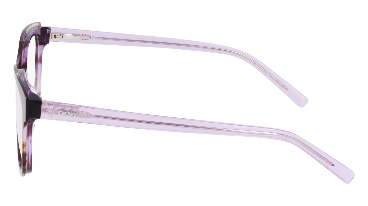 Eyeglasses Dkny DK5077 N (554) color purple horn shape round 