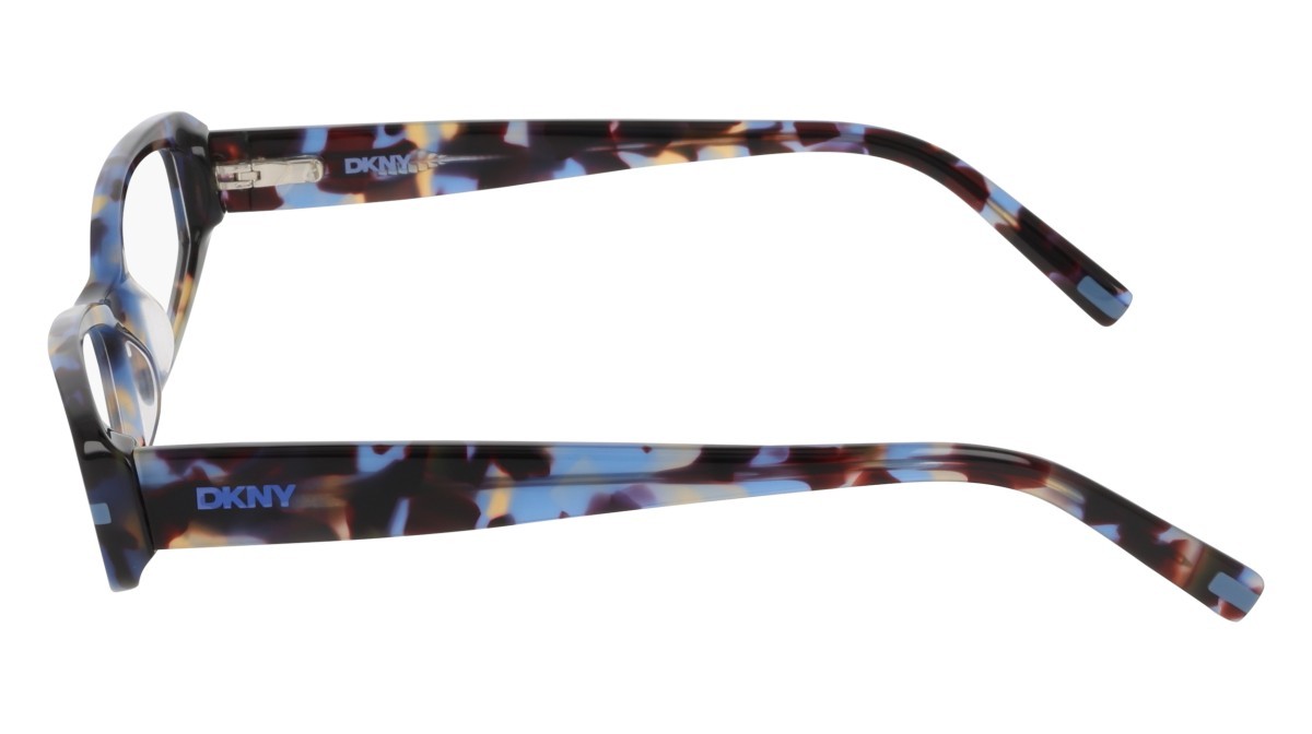 Eyeglasses Dkny DK5086 (405) color blue tortoise shape oval 