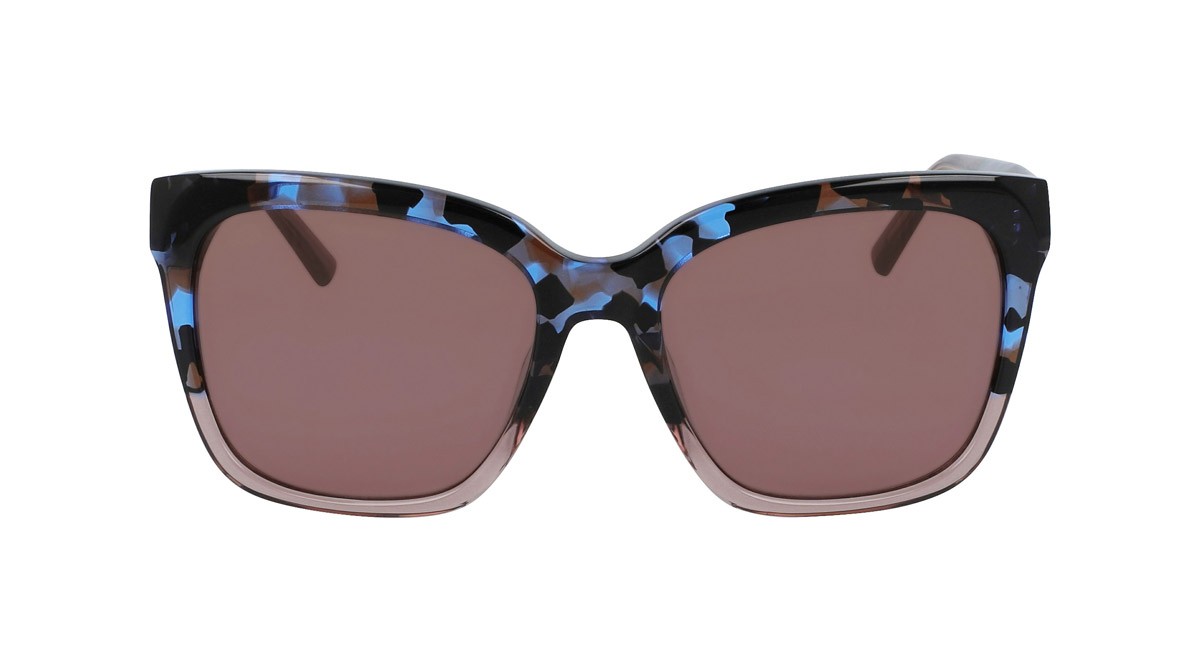 Sunglasses Dkny DK534S (270) color crystal mink/blue/bk tortoise shape square 