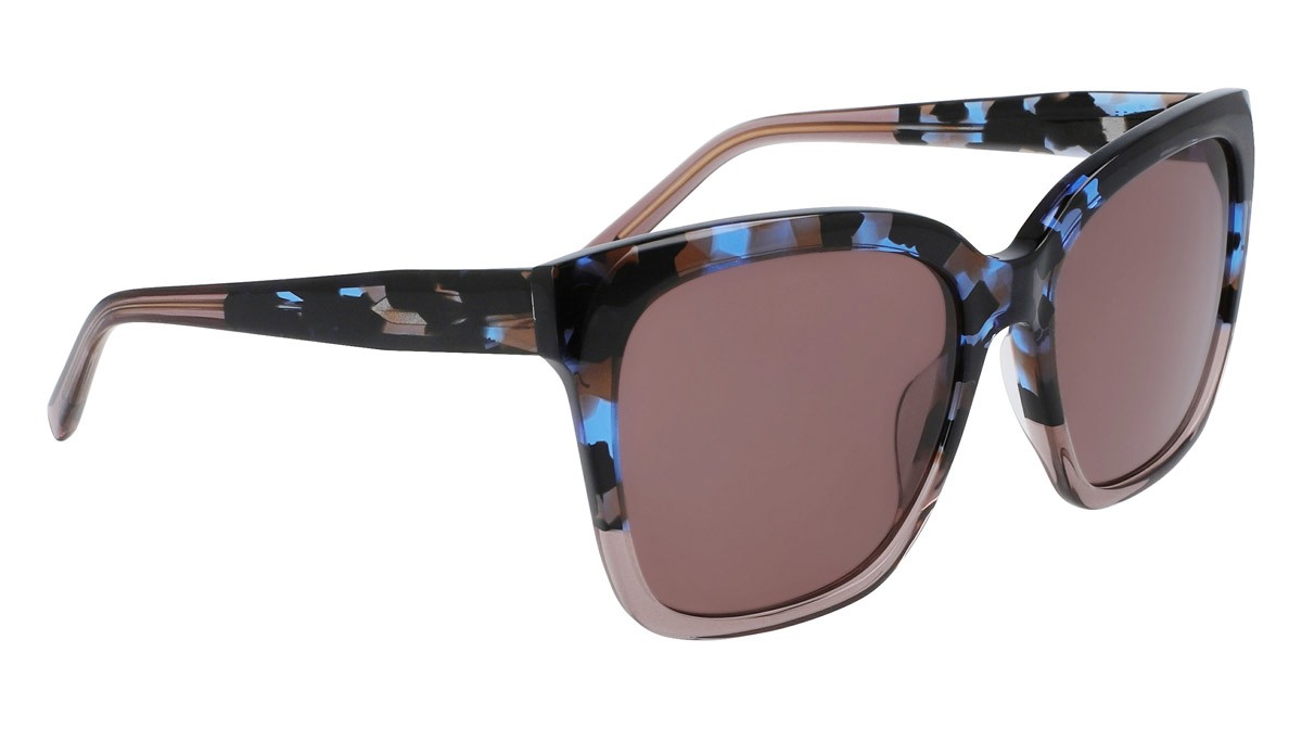 Sunglasses Dkny DK534S (270) color crystal mink/blue/bk tortoise shape square 
