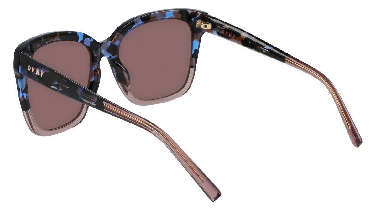 Occhiali da sole Dkny DK534S N (270) colore crystal mink/blue/bk tortoise forma quadrato 