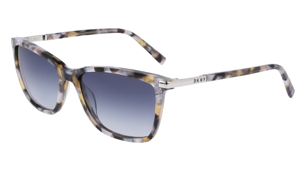 Occhiali da sole Dkny DK539S (425) colore tortoise/pearlized blue forma rettangolare 