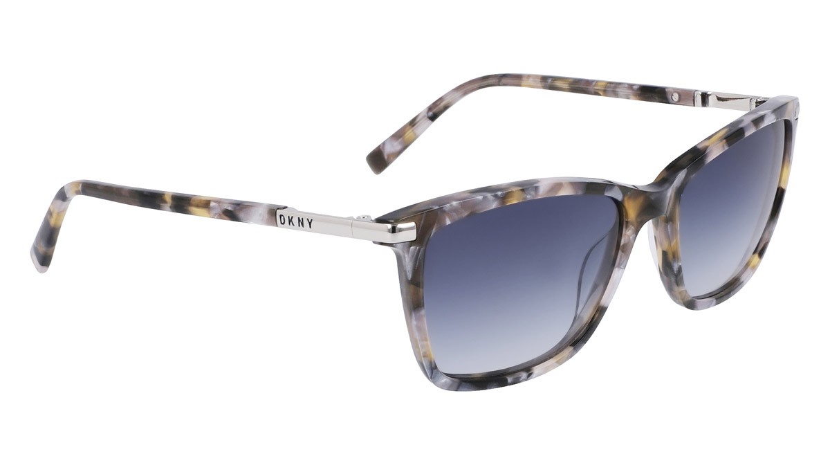 Occhiali da sole Dkny DK539S (425) colore tortoise/pearlized blue forma rettangolare 