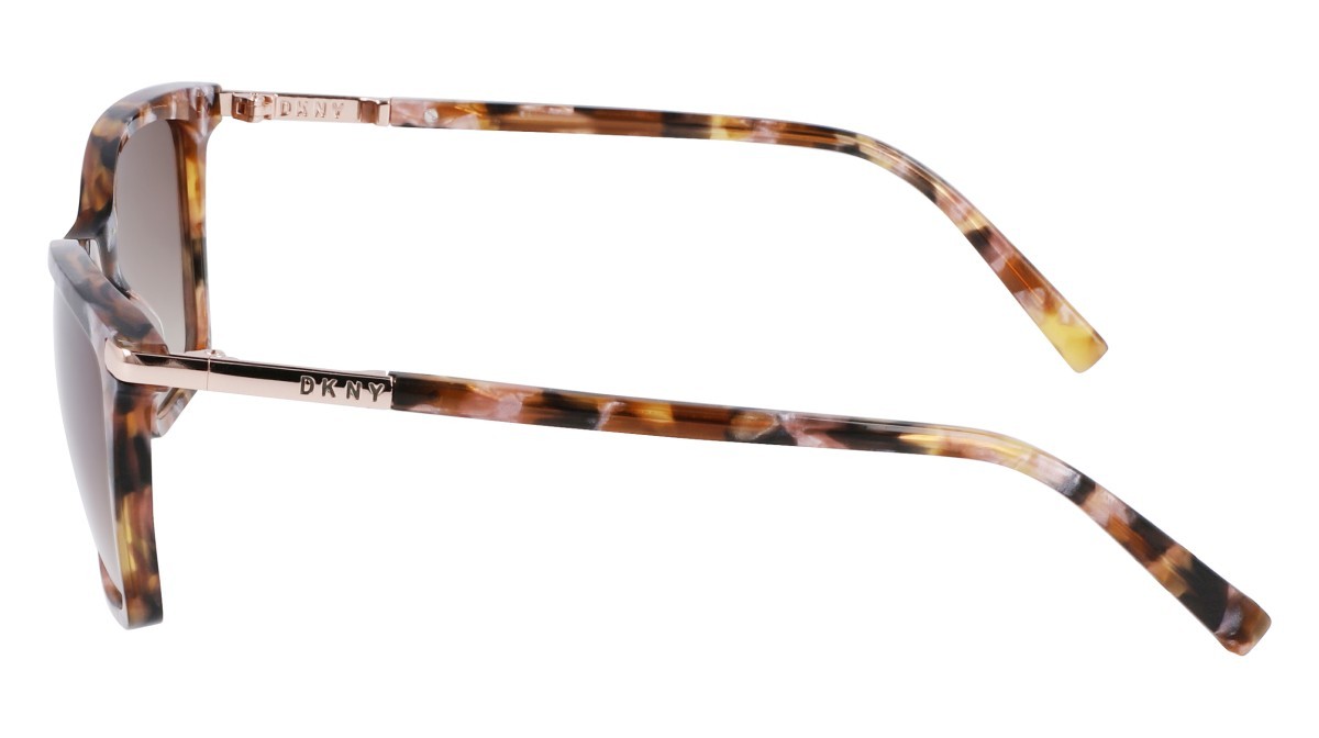 Sonnenbrillen Dkny DK539S N (205) farbe tortoise/pearlized blush form rechteckig gläser gradient brown