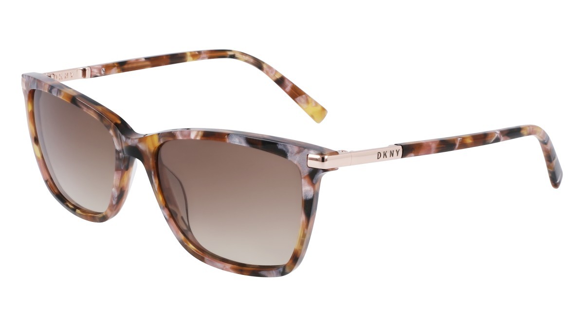 Sonnenbrillen Dkny DK539S N (205) farbe tortoise/pearlized blush form rechteckig gläser gradient brown